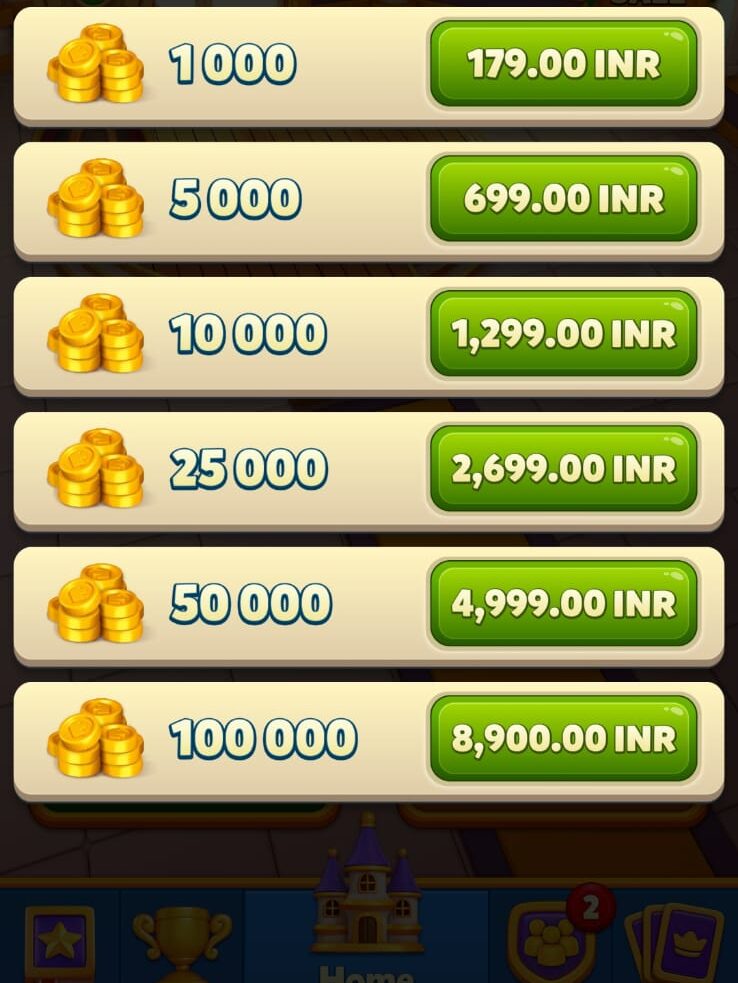 free coins on royal match