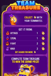 Team Treasure in Dice Dreams edited