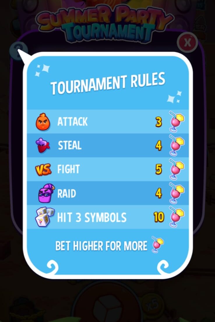 Tournaments in Dice Dreams