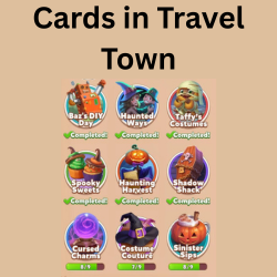 Cards in Travel Town